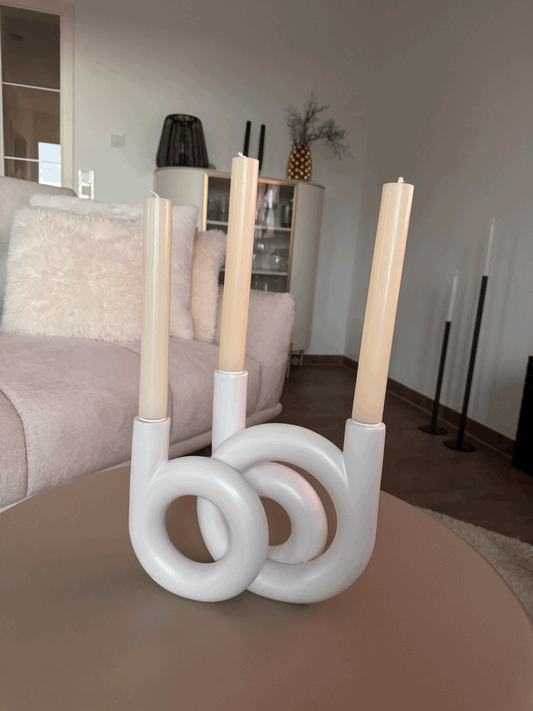 Kerzenhalter Ringeform v. Present Time Medium