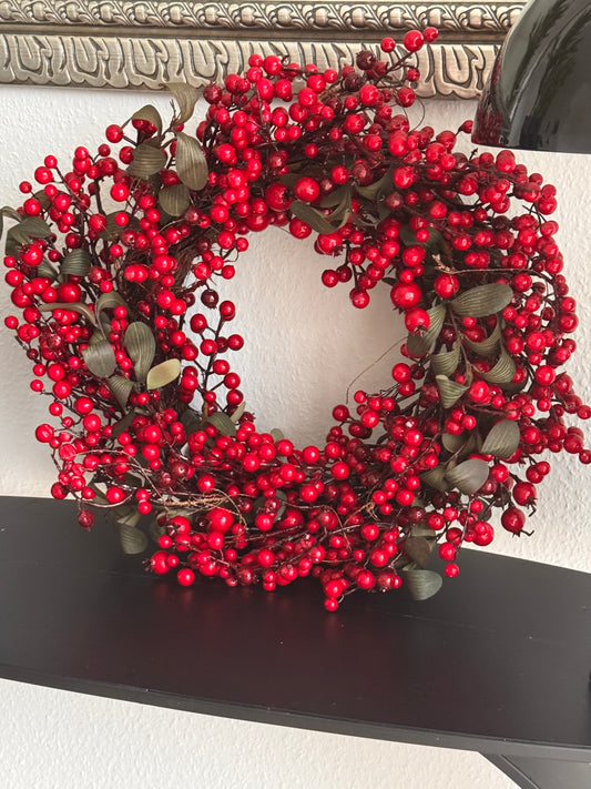 Dekokranz Rote Beeren 40 cm by Moos