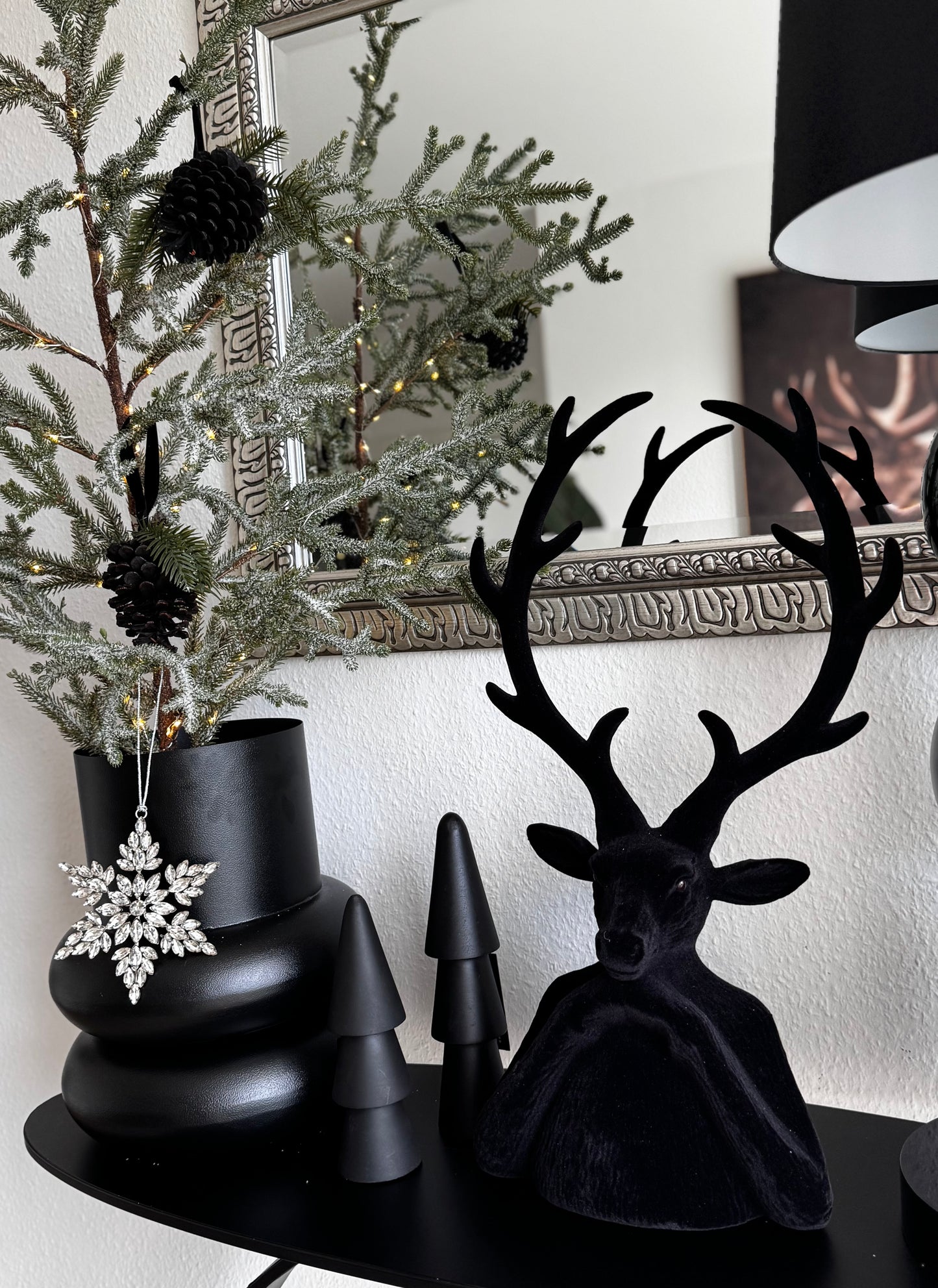 Tannenbaum mit LED-Beleuchtung und Jutesack 120 cm