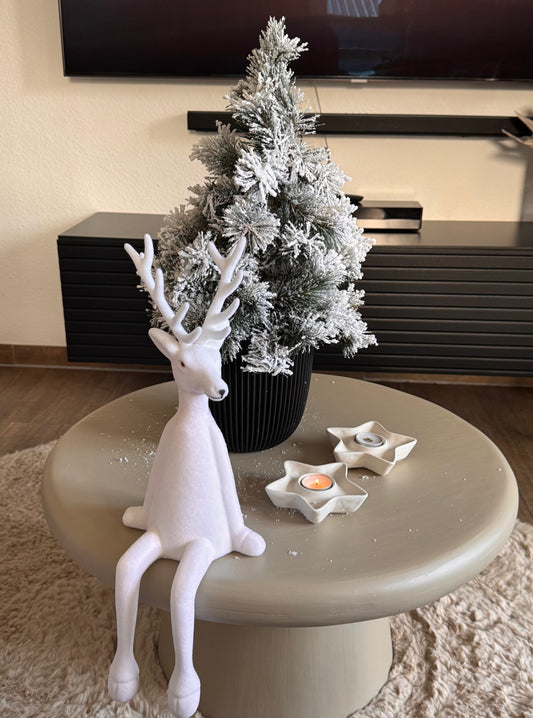 Stern Teelichthalter Keramik von Leeff 13 cm