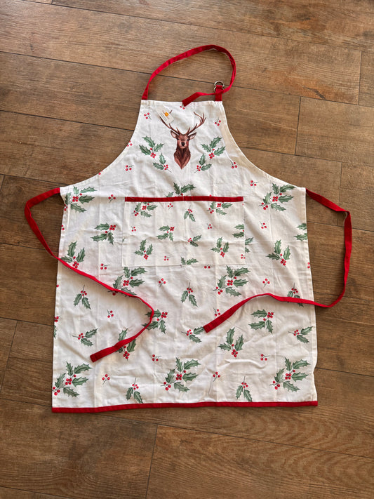 Küchenschürze mit Weihnachtsmotiv von Clayre&Eef