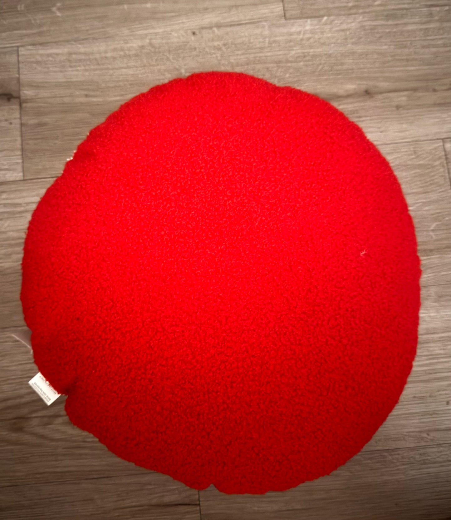 Weihnachtskissen Zuckerstange rund Rot/Weiß ø 39,2 x 39,2 cm