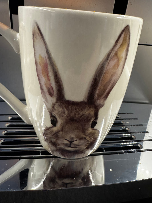 Becher mit Hasenmotiv aus Porzelan 340 ml von Wurm