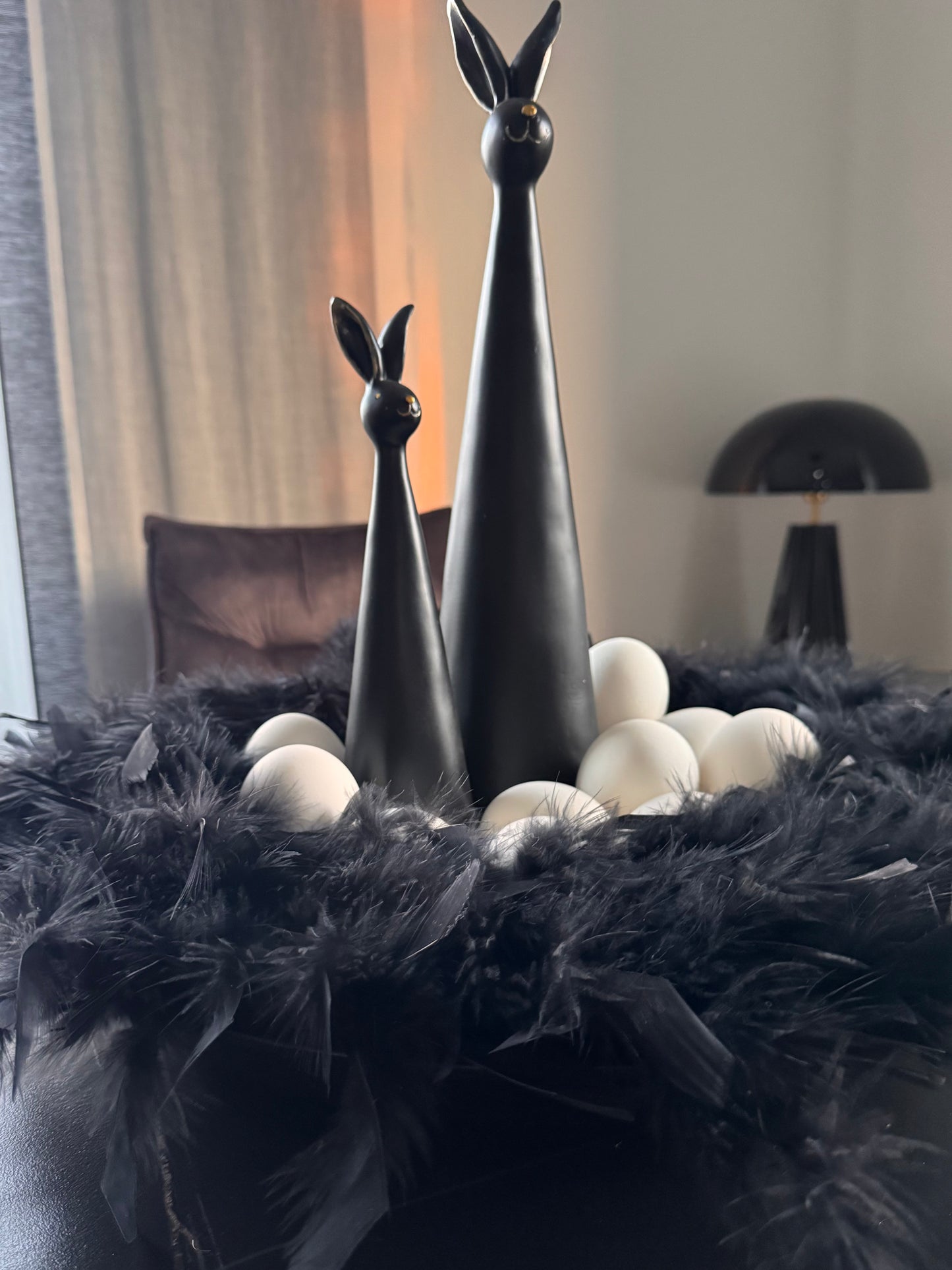 Gänseeier Naturweiß groß 12 Stück