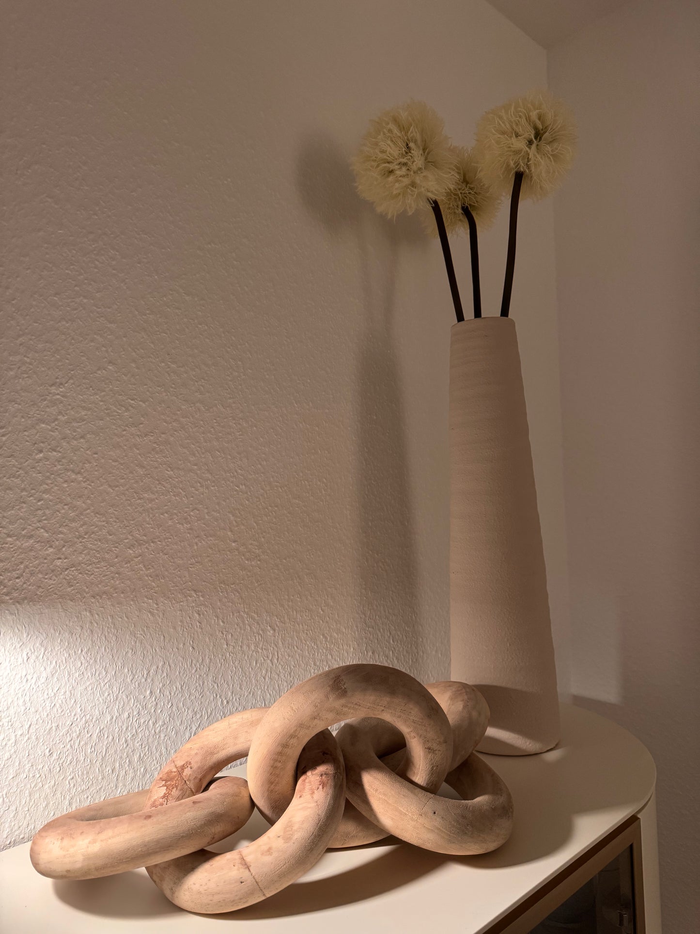 Blumenvase Walker Beige Gr.L