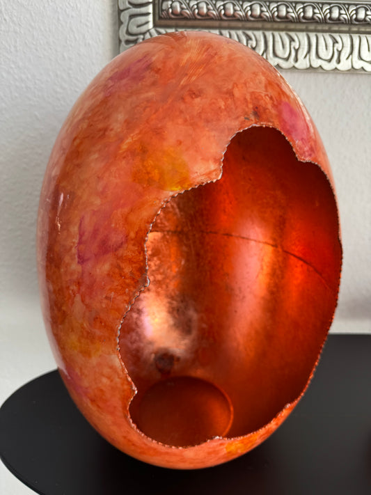Deko Ei SOLEIL in Sunrise Orange 41 cm von Colmore