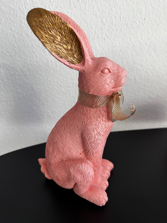 Deko Hase " Helen" in zartem Rosé 28 cm von Countryfield