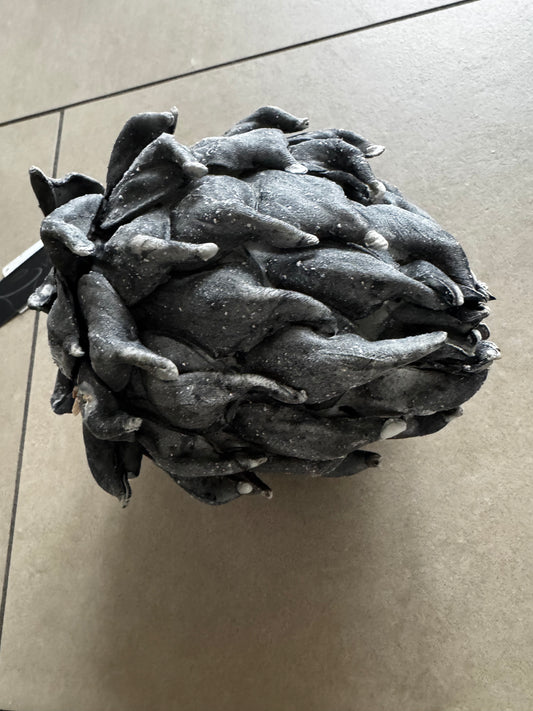 Artischocken Knospe Lisa in Antique Grey/Black by Luimes & Luimes