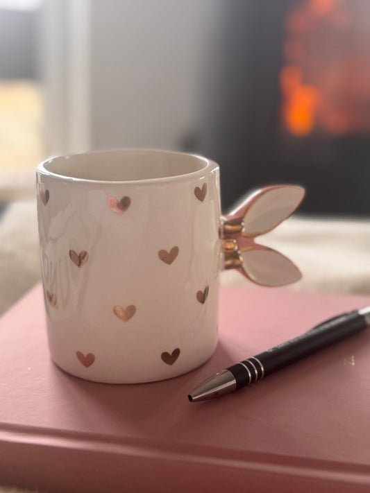 Becher mit Hasenohren 300 ml von Clayre & Eef
