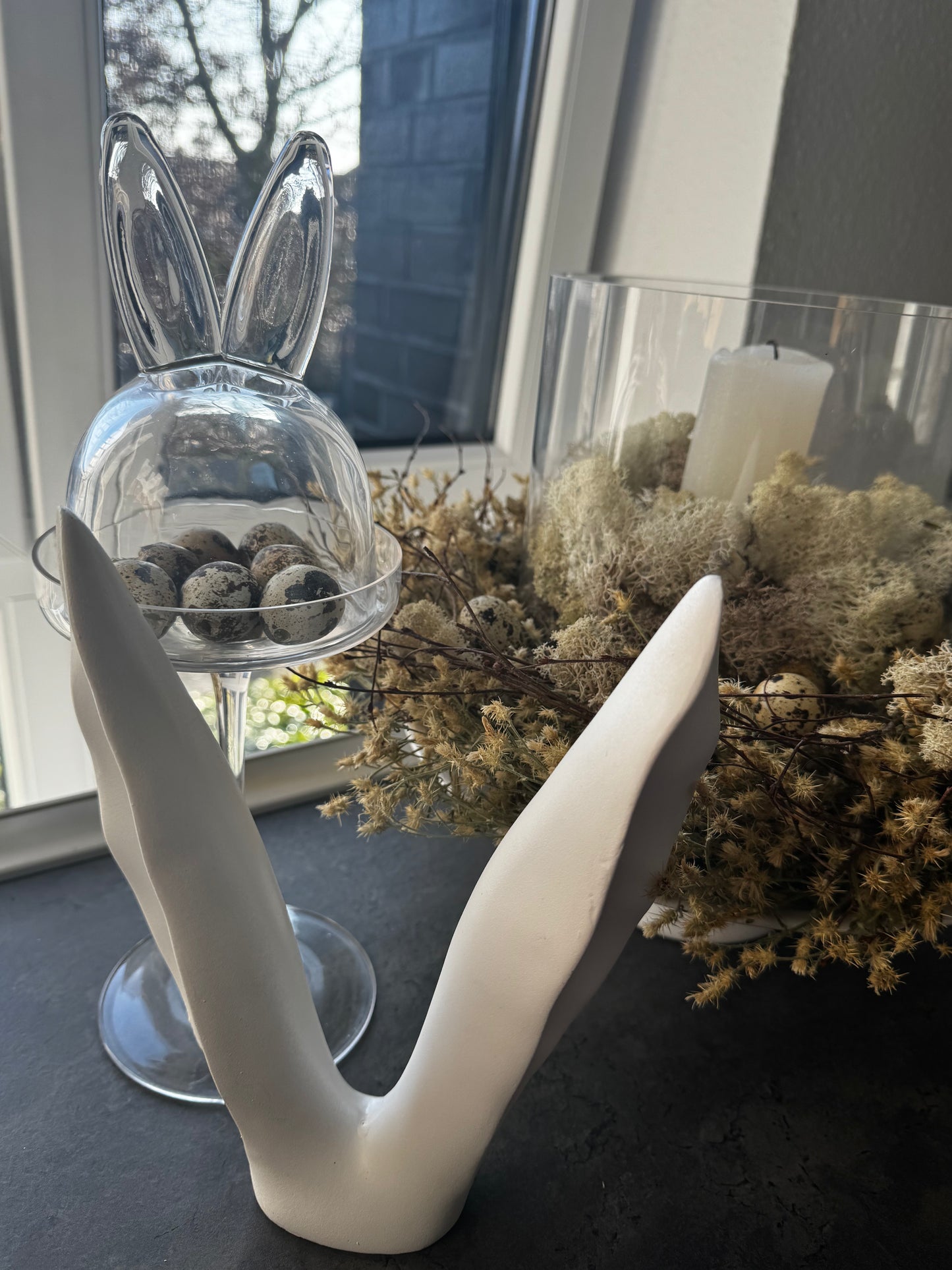 Naturkranz " Bodhi " mit Eiern ø 35 cm von Couronne