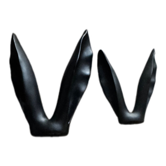 Hasenohren Stecker in Schwarz von Exner 17 cm