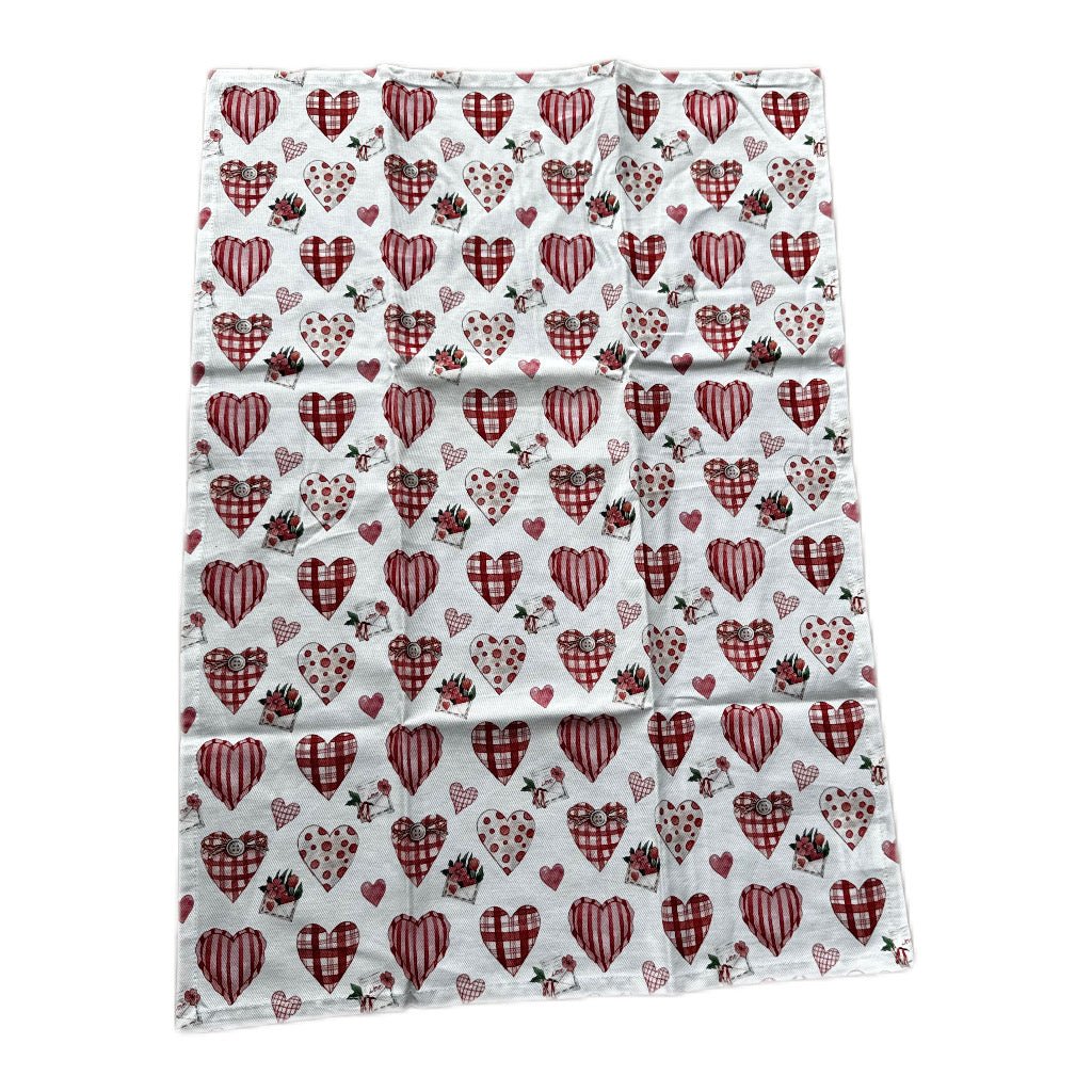Geschirrtuch " Lovely Hearts" von Ambiente 50 x 70 cm - JP Lifestyle & More