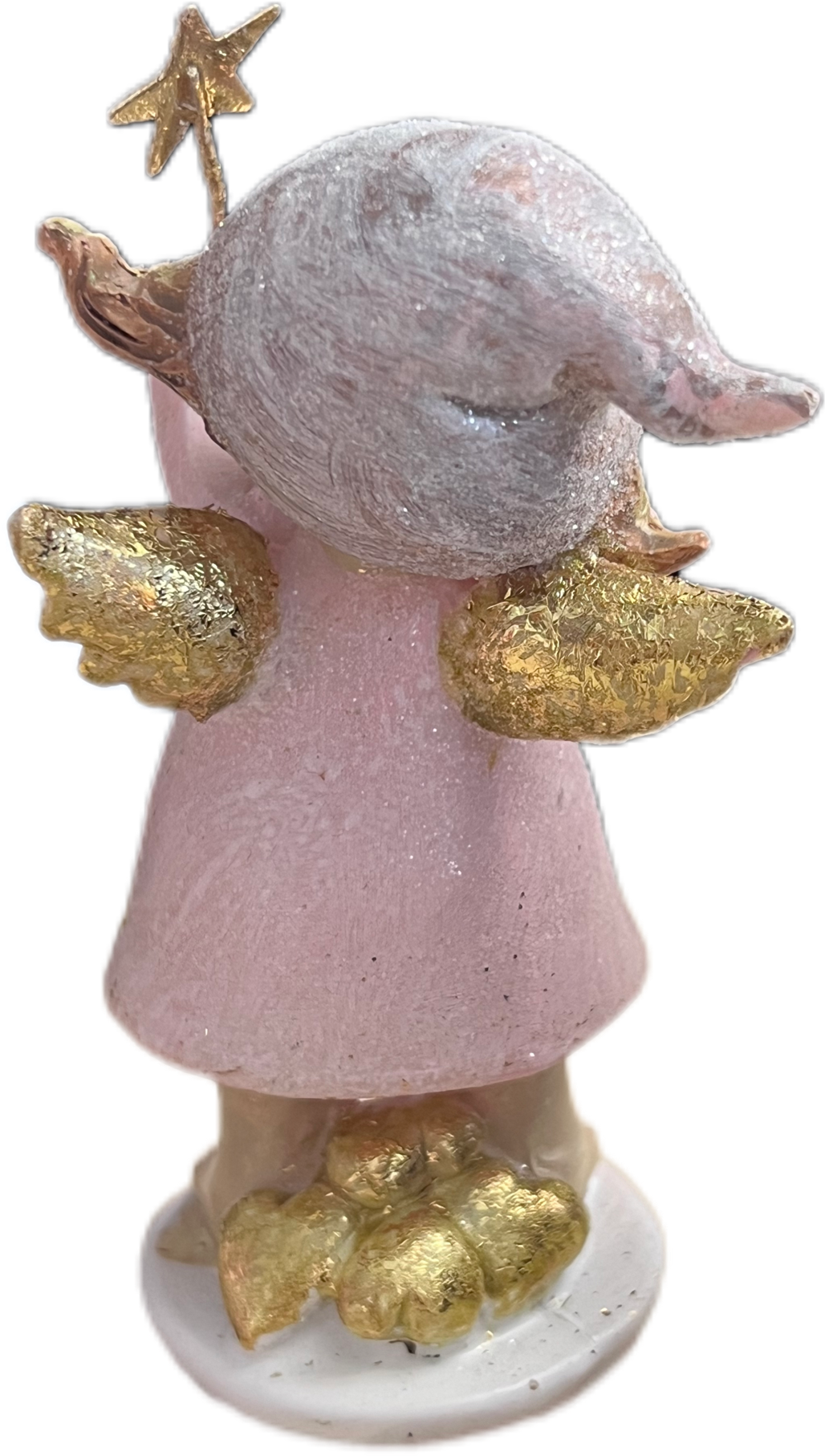 Engel Figur in Rosa 10 cm