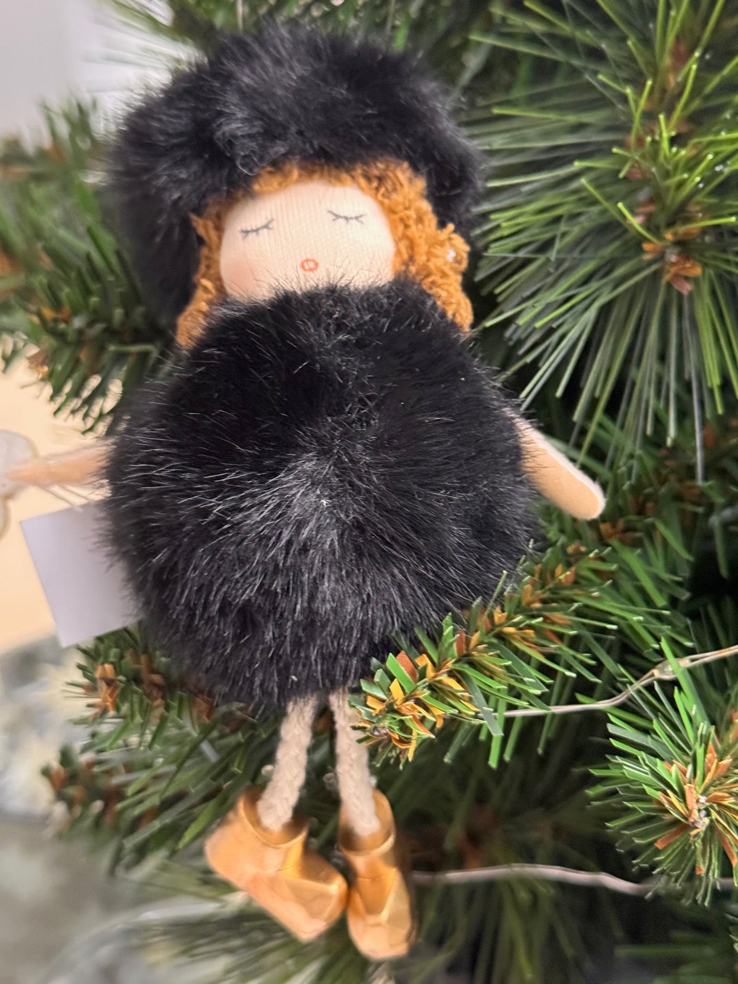 Kuschelige Schutzengel Puppe Lanky von Exner 14 cm