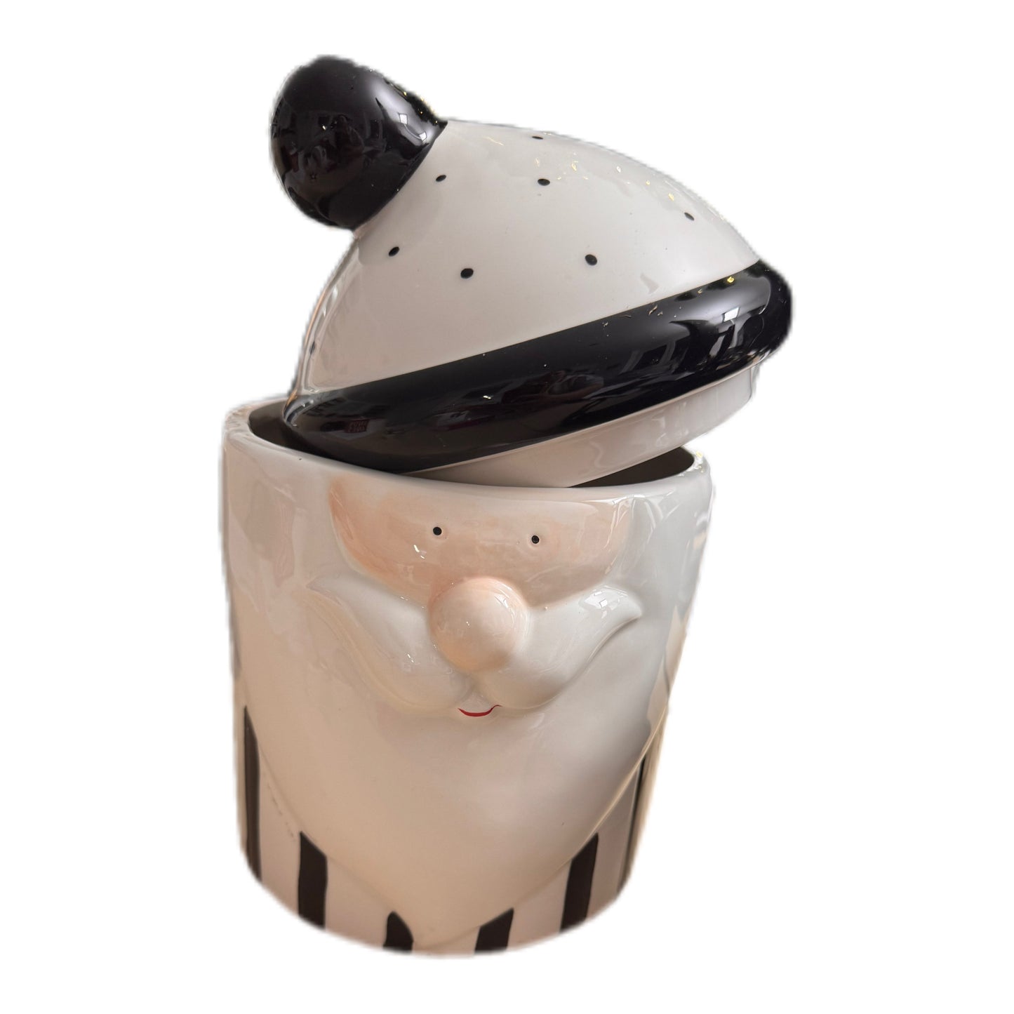 Weihnachtsdose XOXO schwarz/weiß von Exner ca. 25 cm