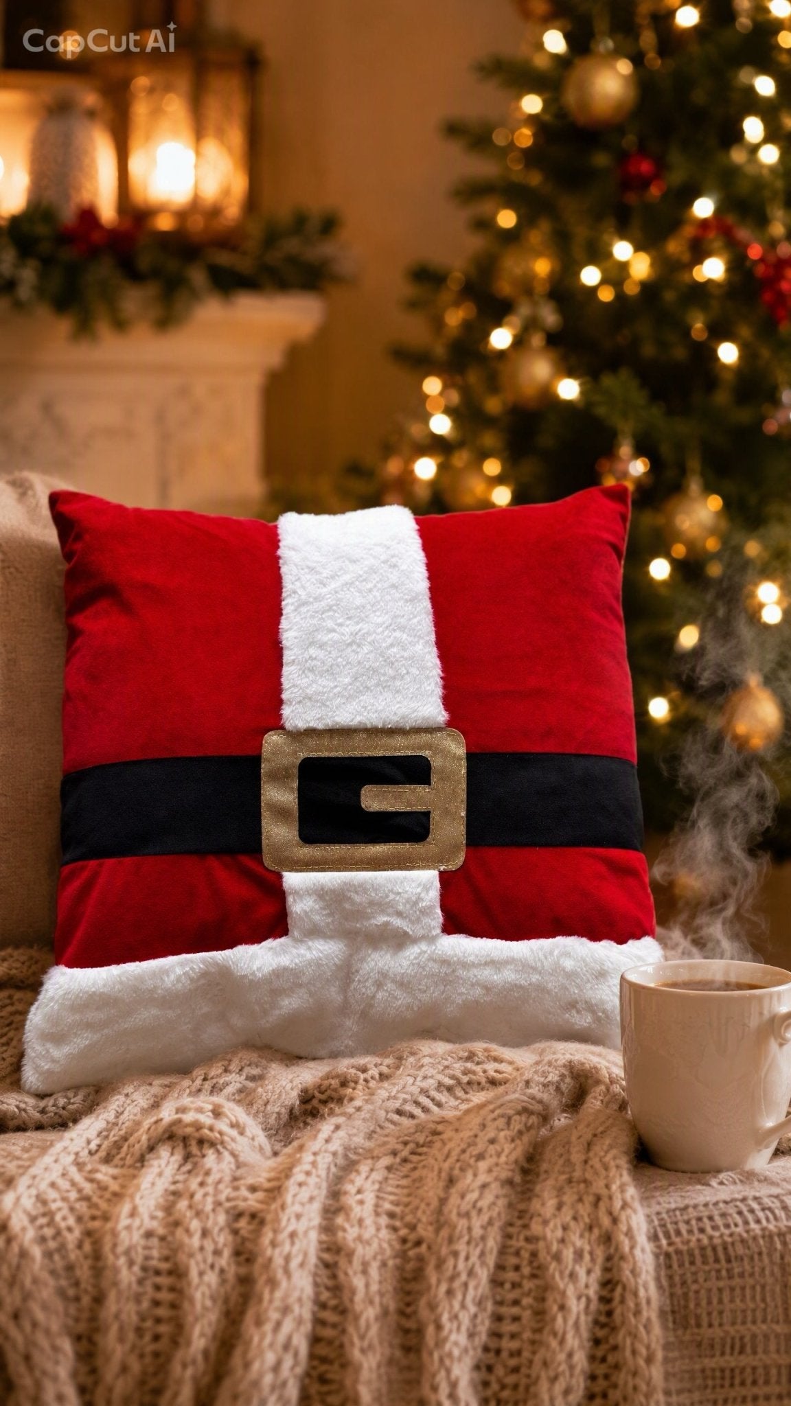 Kissen Santa Belly 45 x 45 cm von Rogon Products - JP Lifestyle & More