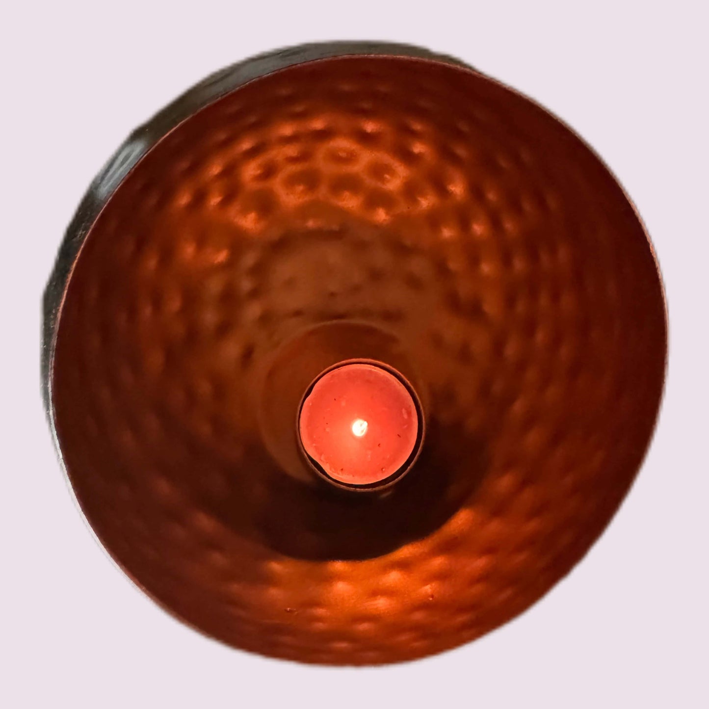 Kerzenhalter Ryan schwarz / kupfer
