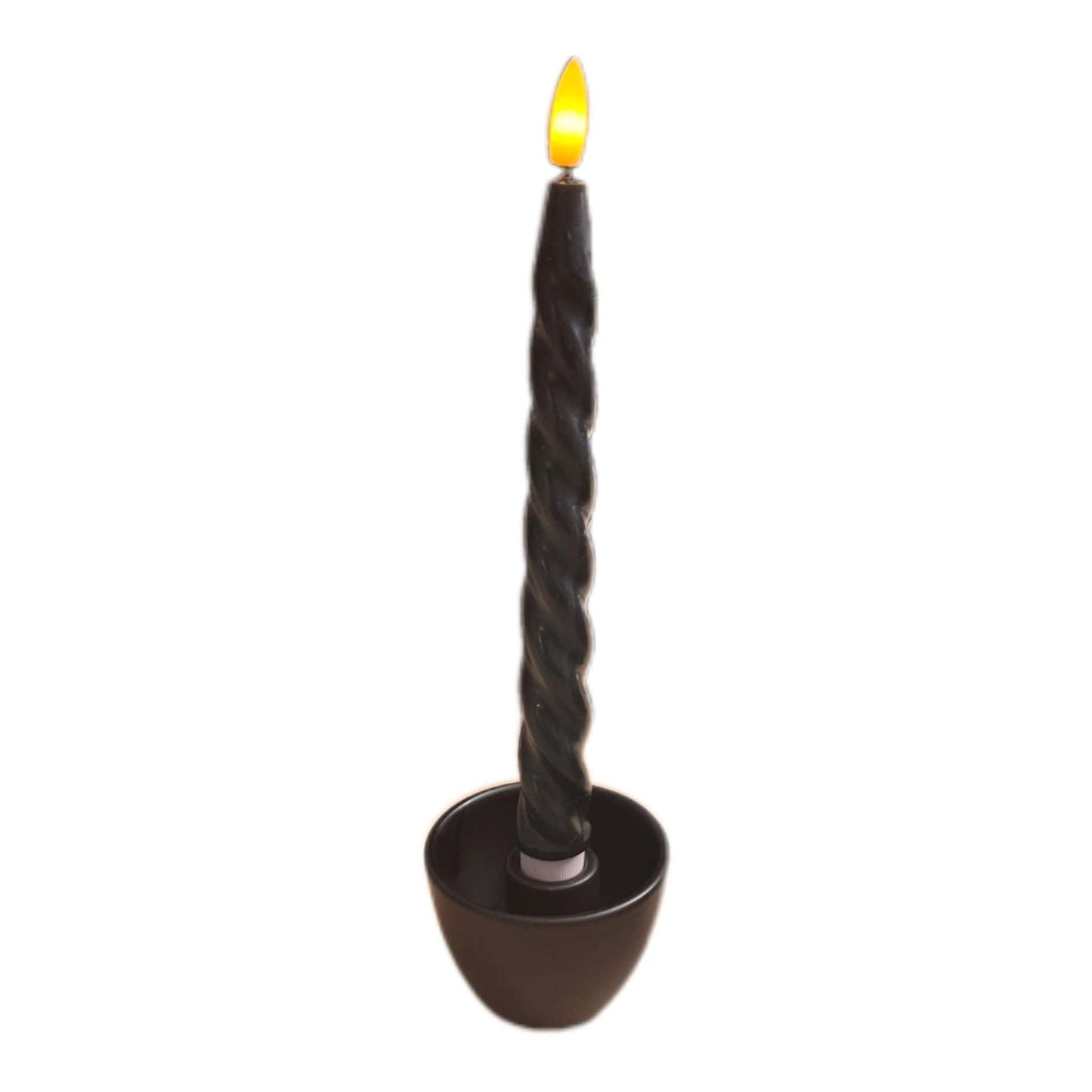 Kerzenhalter schwarz