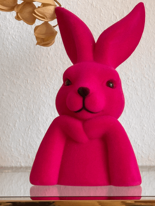 Hase Mark Samtoptik in Pink