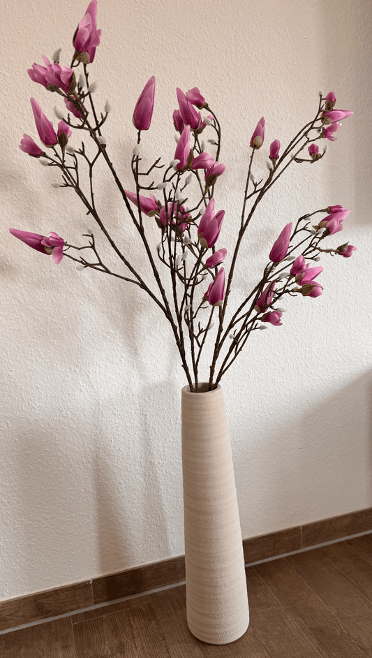 Künstliche Magnolienzweige rosa/pink Lang
