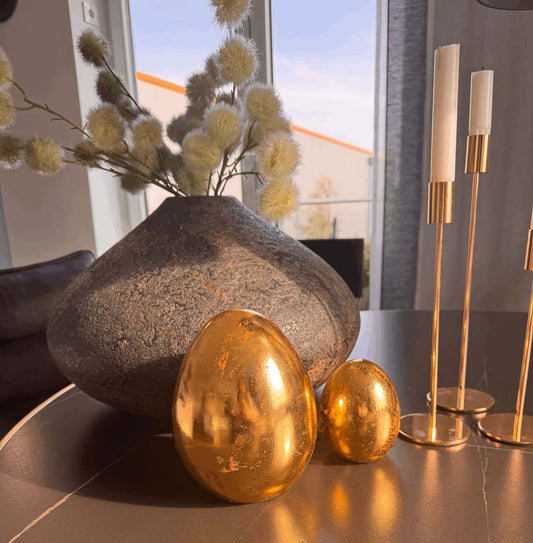 Osterei Moni in Gold 17 groß