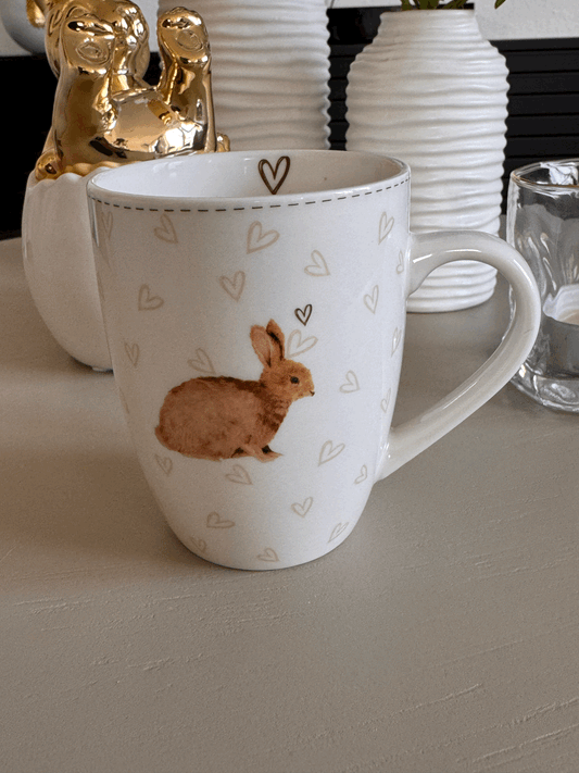 Becher im Hasen-Design von Clayre & Eef
