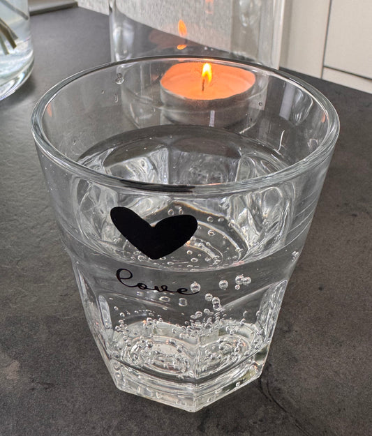 Glasgefäß  Love von Clayre & Eef 200 ml