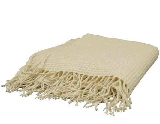 Wohndecke cussin Creme von  Exner 152 x 127 cm