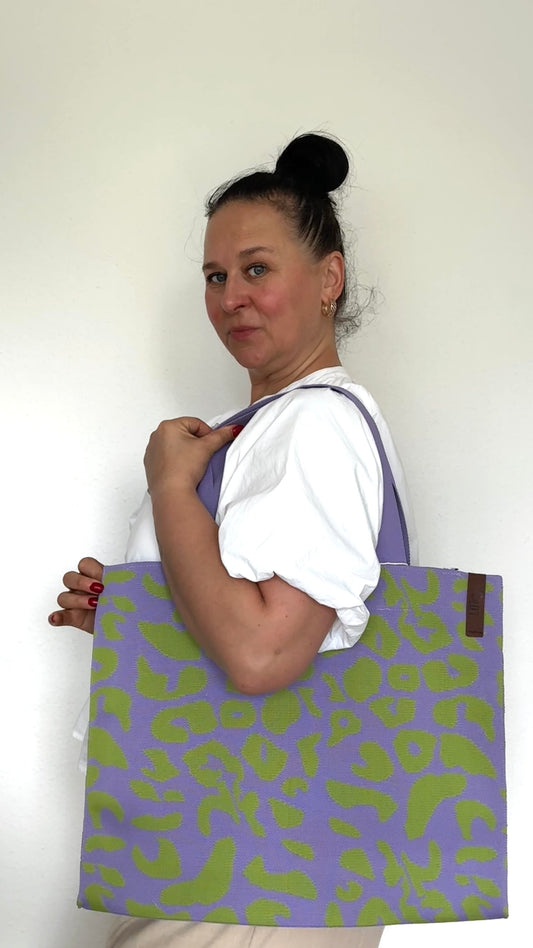 LOT83 Shopper LARA19 Lila-Grün