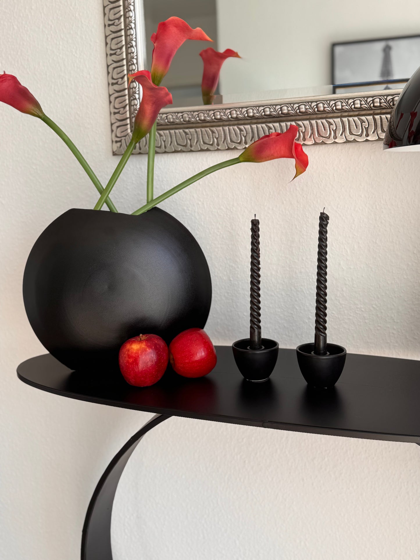 Kerzenhalter Zonda schwarz matt von Exner