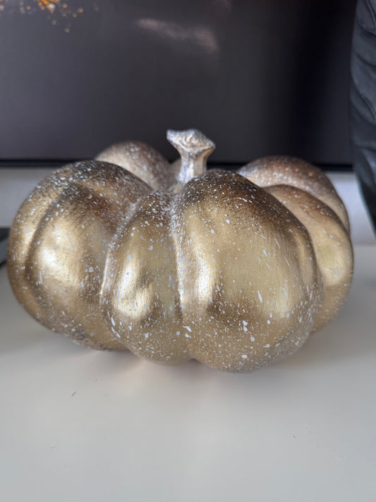 Kürbis Lilian Gold-Bronzetöne Exner 24x23x10 cm
