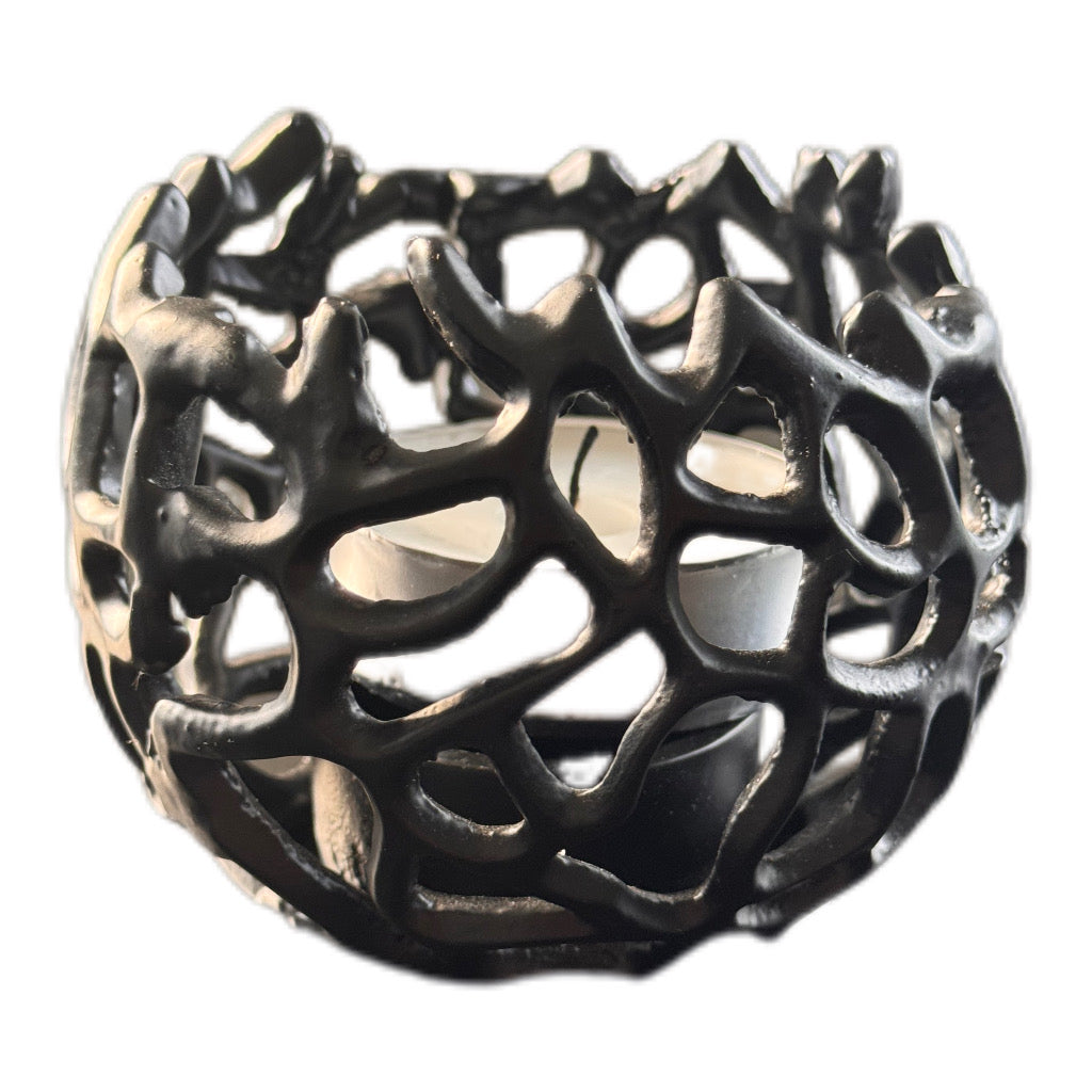 Windlicht Kerzenhalter Sobre schwarz  von Exner groß