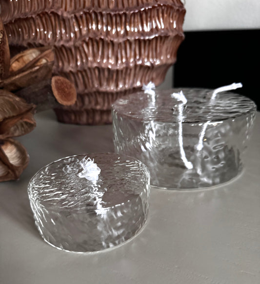 Leeff Öl Lampe Oscar Gr. L Glas transparent