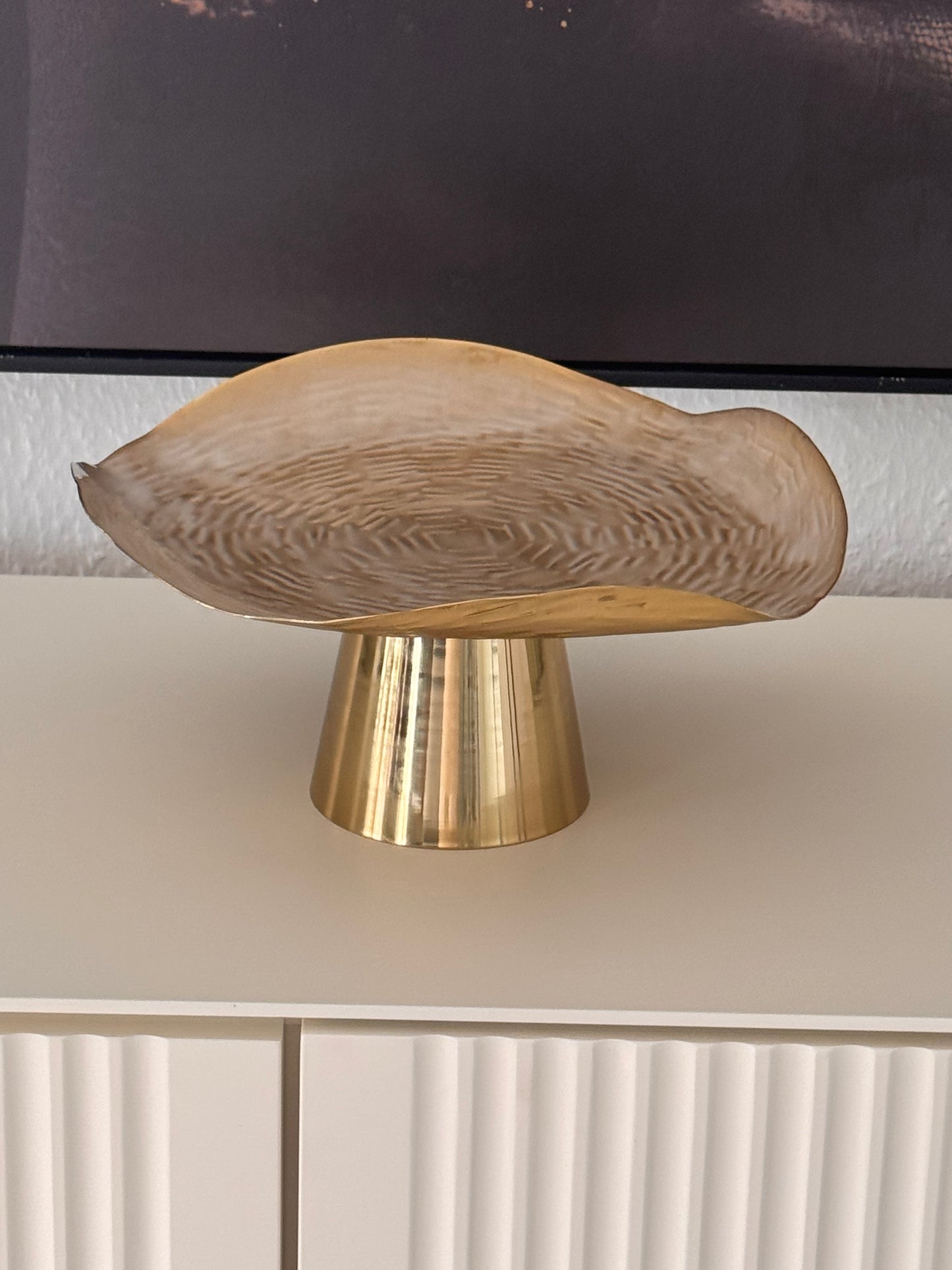 Kuchenplatte Aurum in creme/gold von Exner