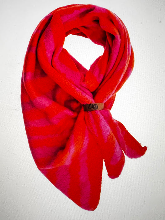 LOT83 Schal Nina Zebra Rot Pink
