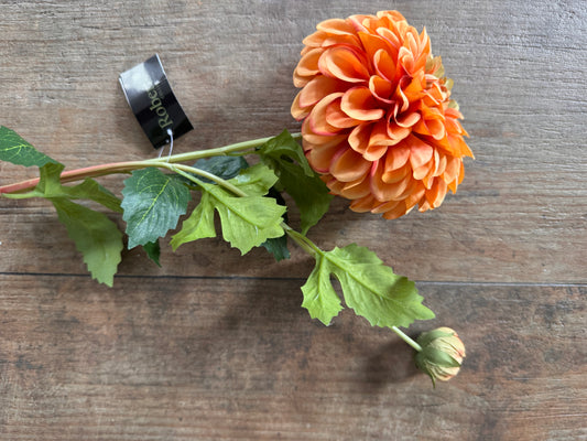 Dahlia Blume Orange 81 cm