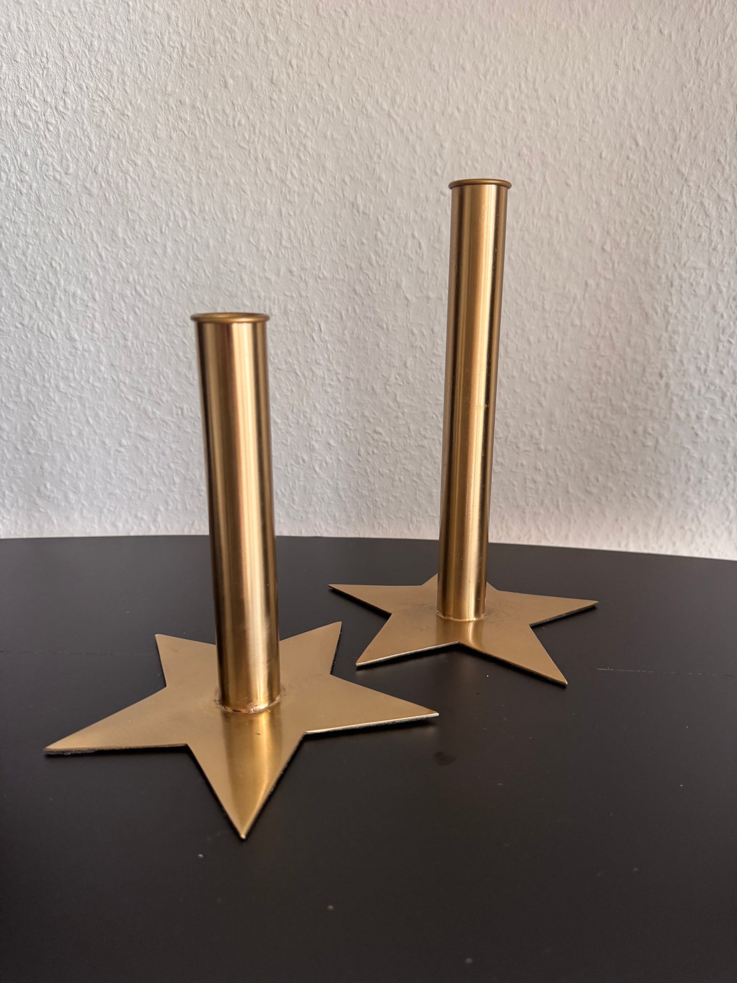 Kerzenhalter Stern in Antique Gold 21 cm von Mrs Bloom