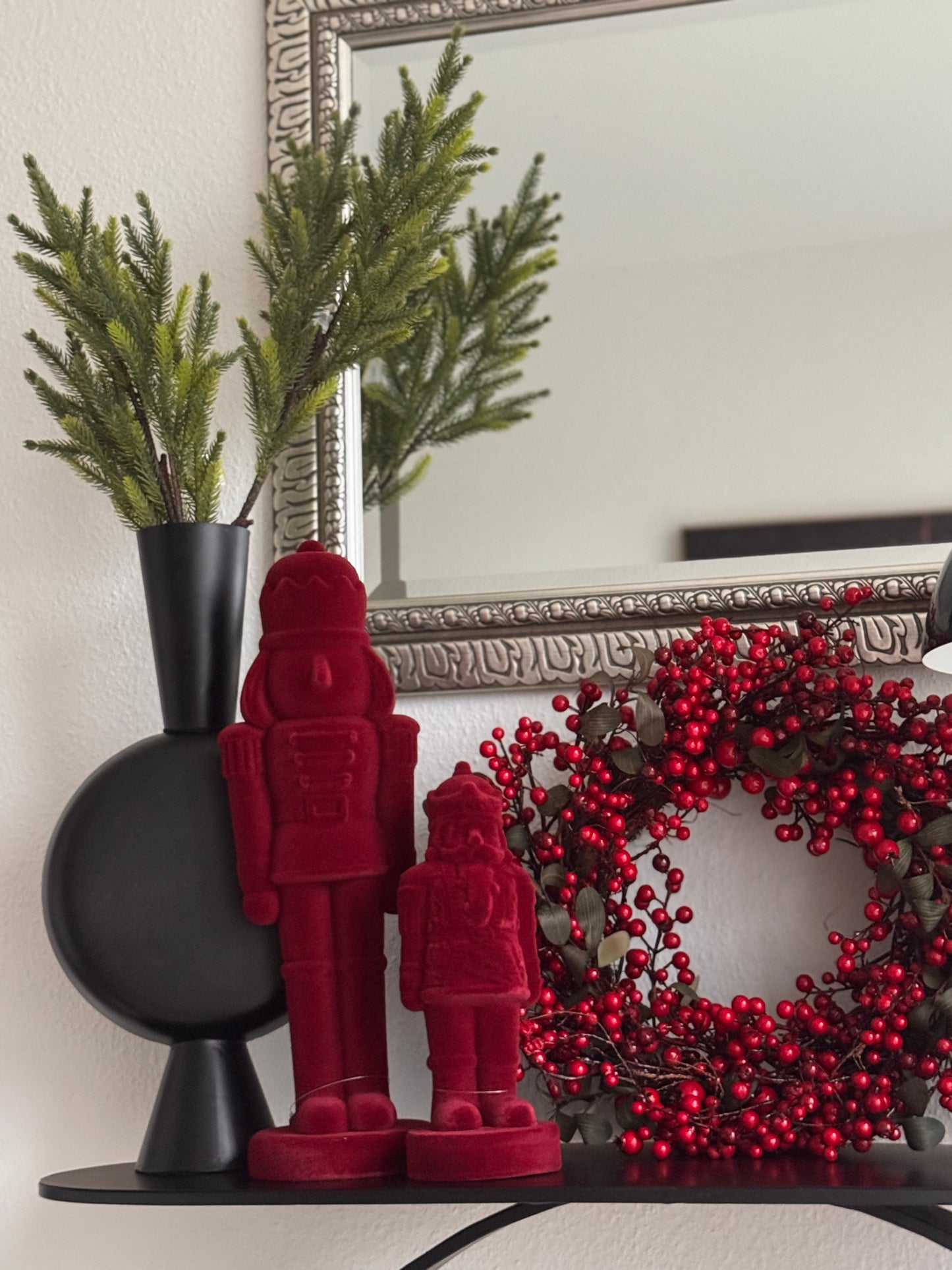 Soldat Samt Bordeaux  Burgund von Exner 53 cm