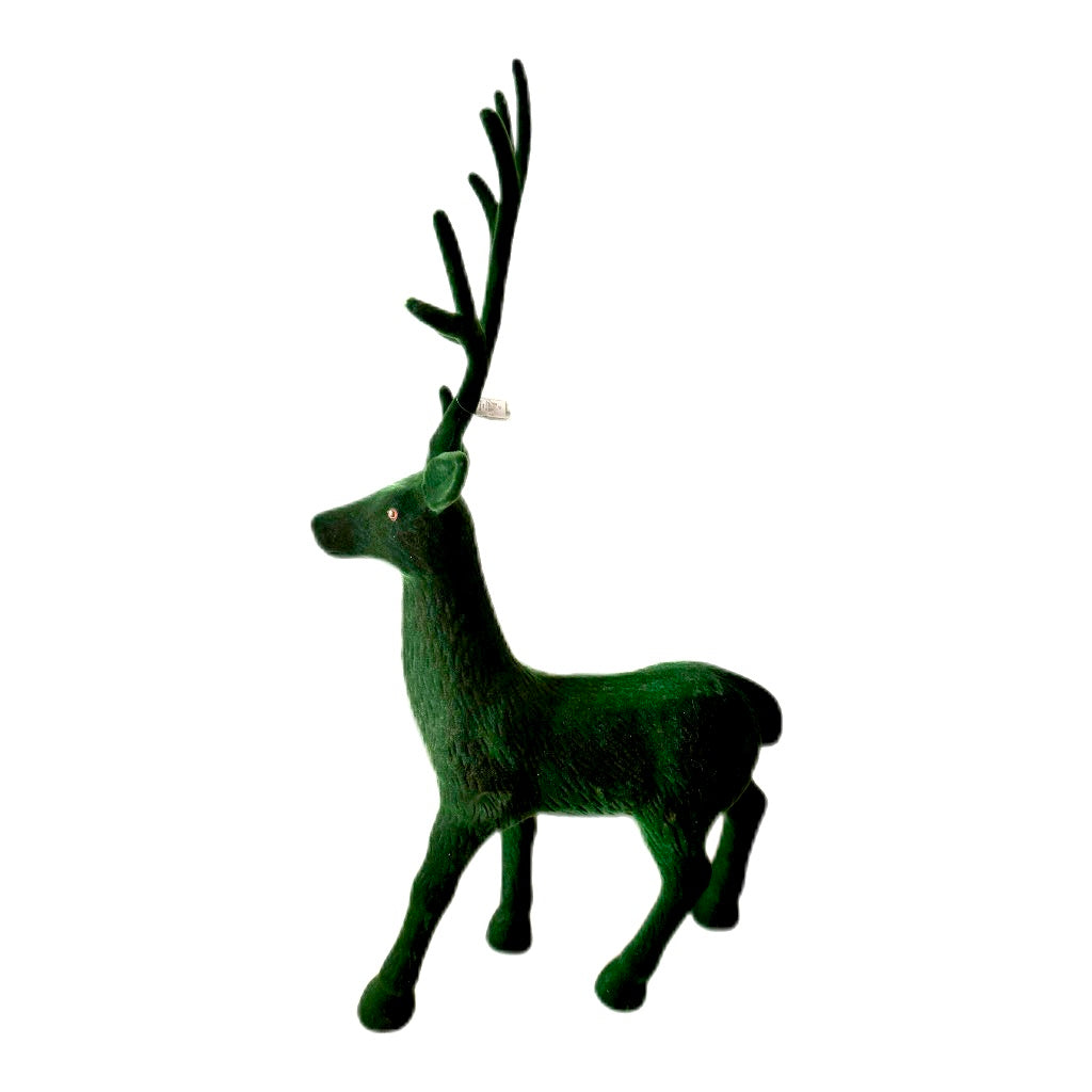 Samt Rentier in Grün von Exner klein