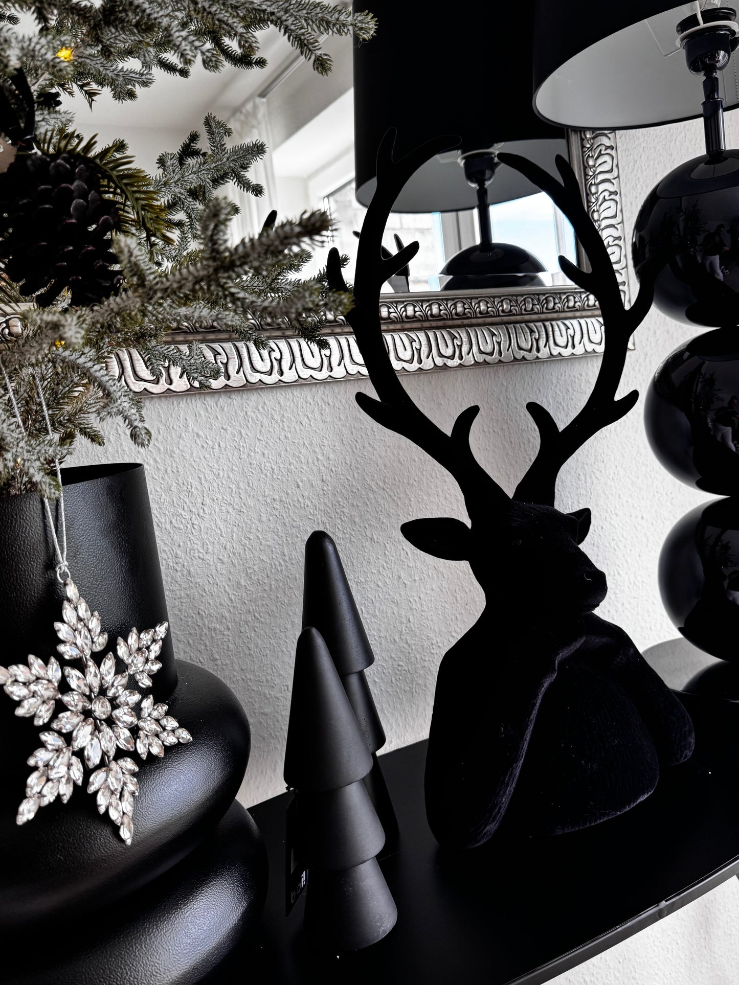 Exner Schneeflocken-Hänger Glint T Glas und Metall 15 cm