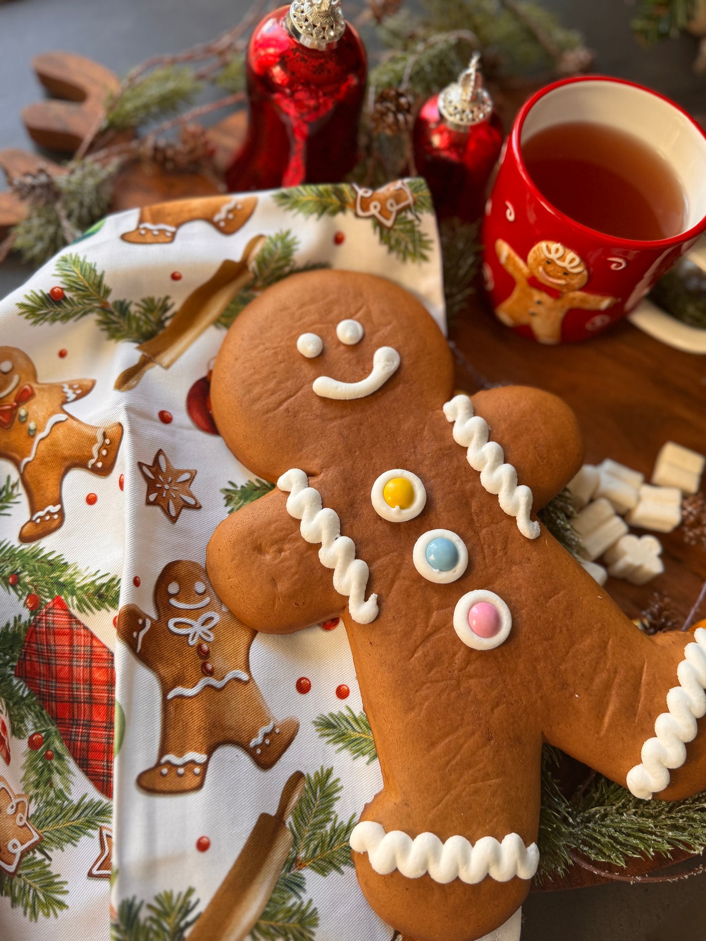 Geschirrtuch mit Weihnachtsmotiv von Ambiente