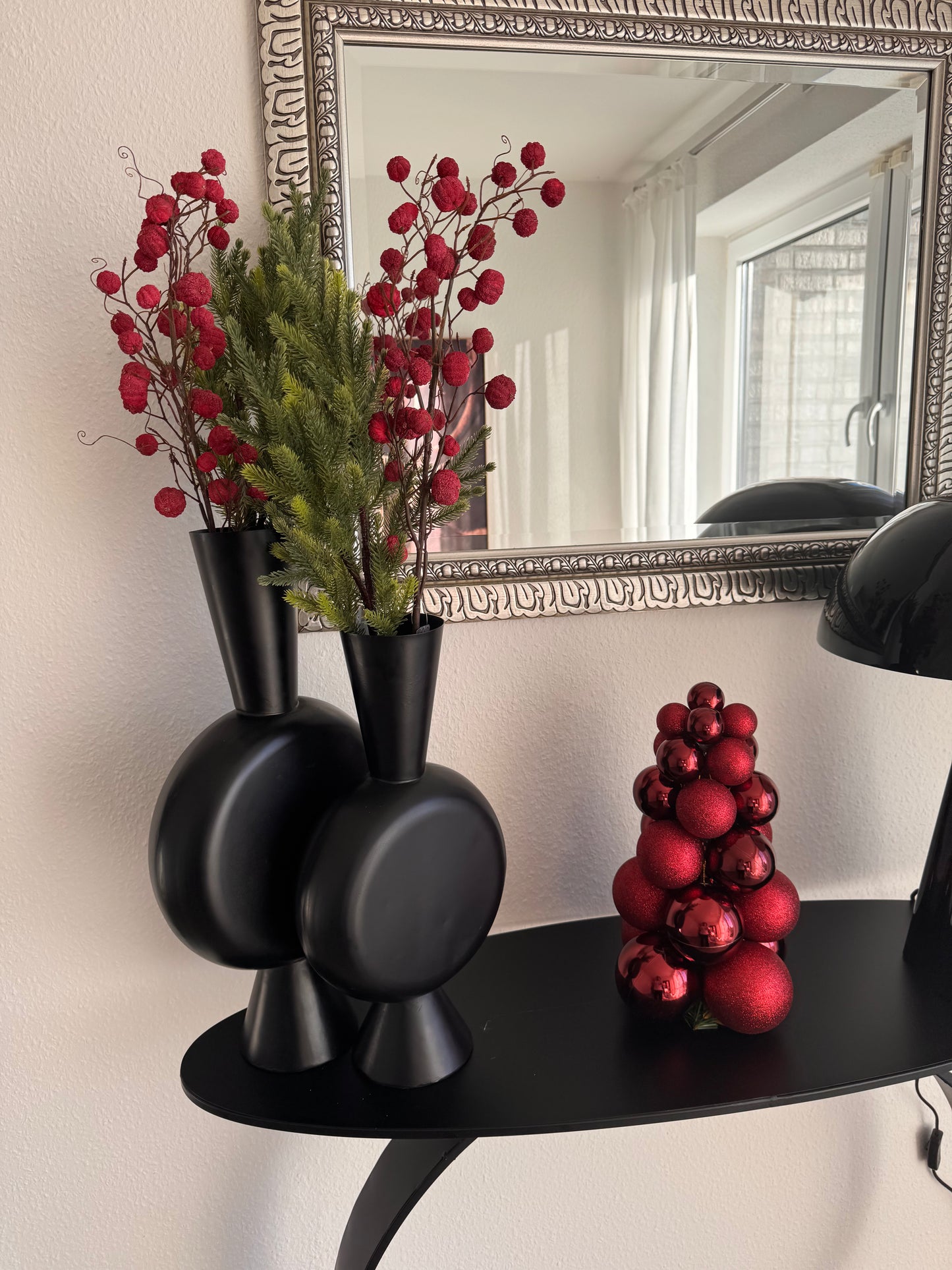 Weihnachtsanhänger Kugelbaum in Bordeaux Gr. L von Countryfield