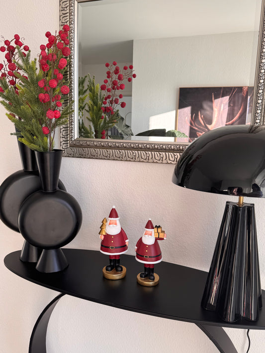 Santa Lilian in Bordeauxrot von Exner 11 x 8 x 22 cm