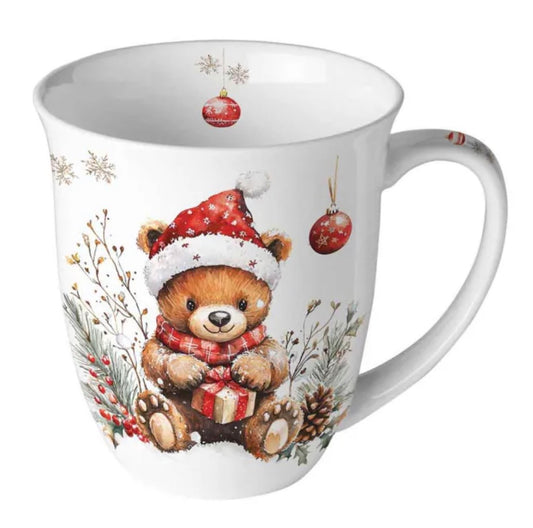Becher Teddys Gift aus Fine Bone China 0,4 l von Ambiente