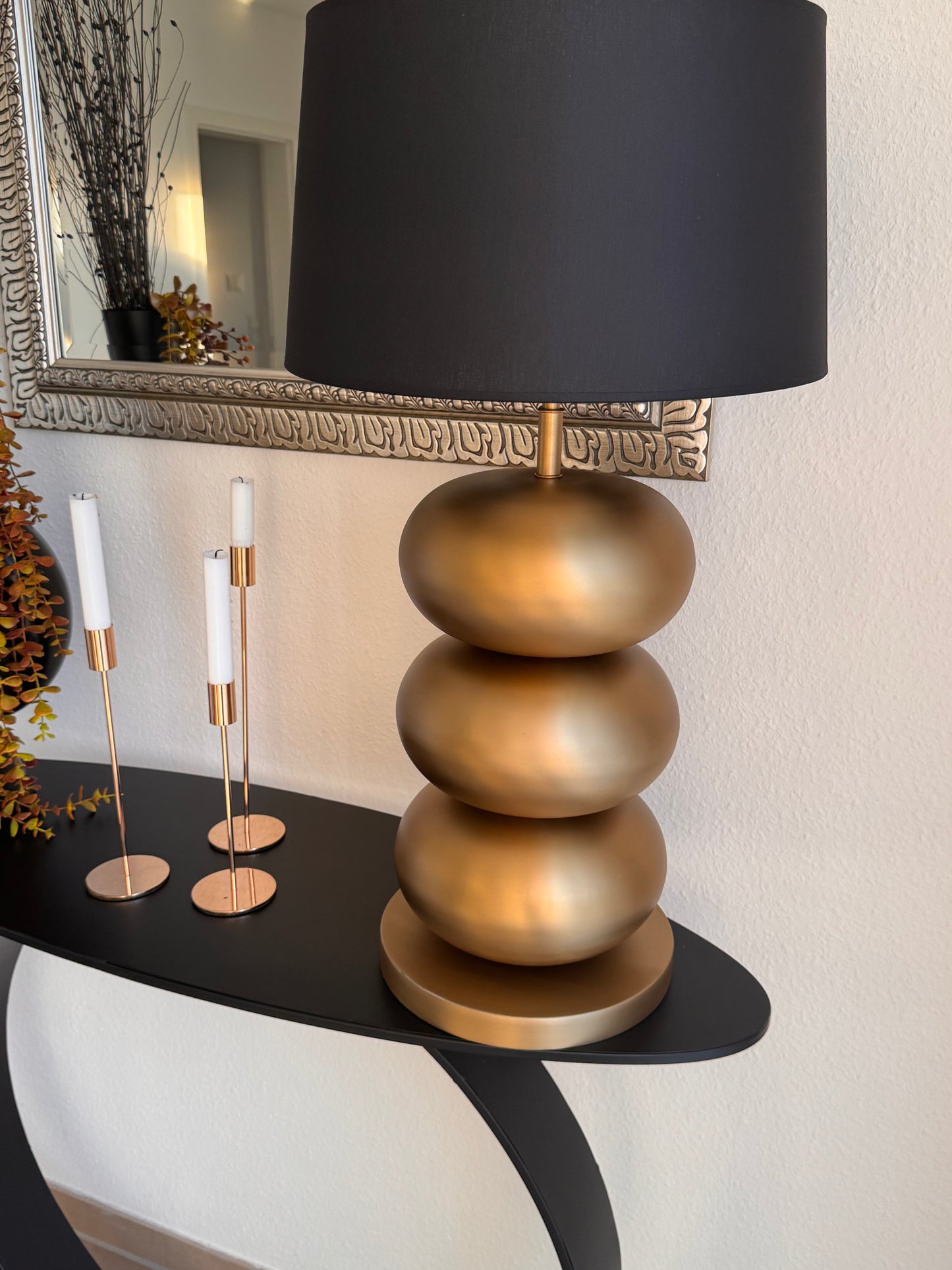 Tischlampe  in Frozen Gold mit von Colmore 56 cm