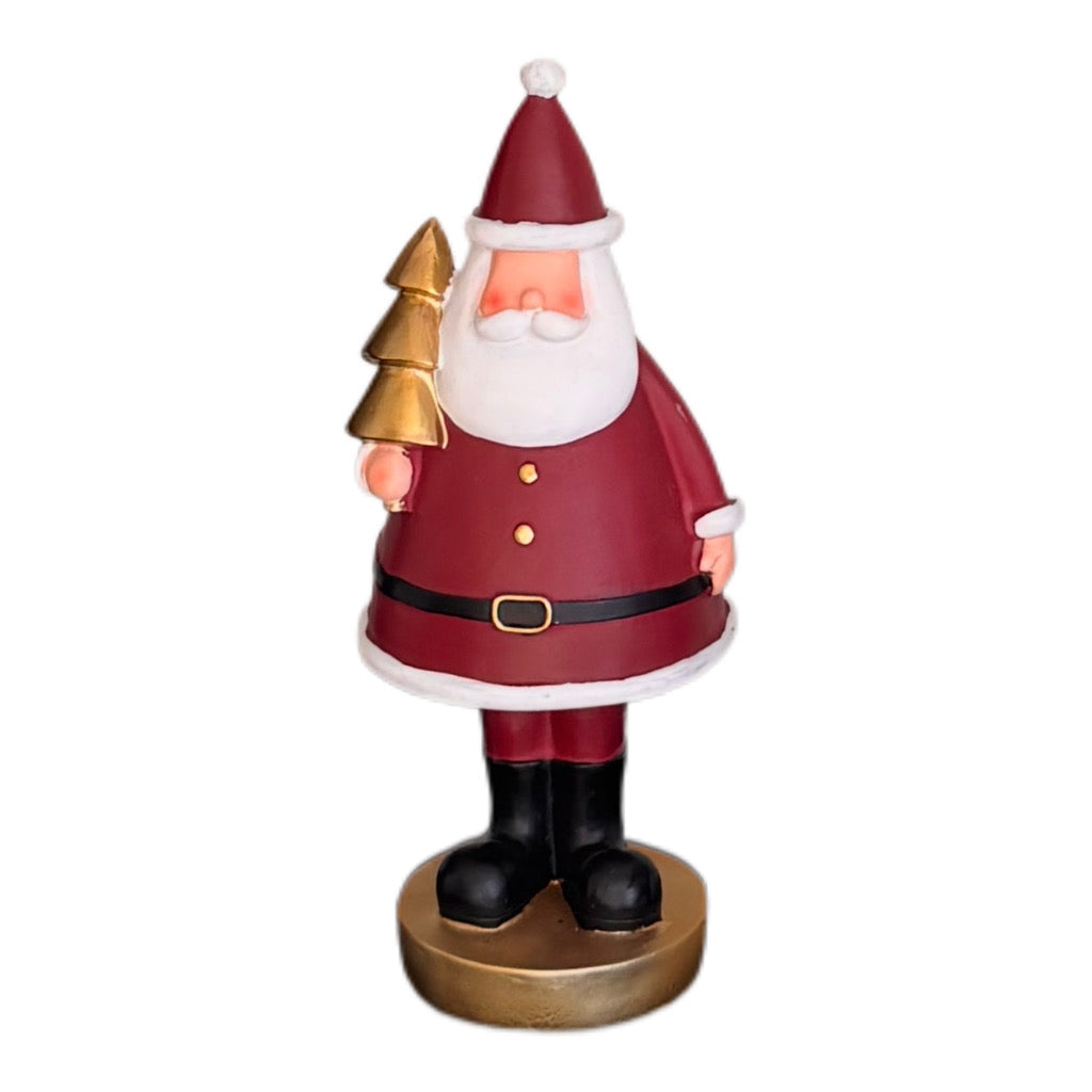 Santa Lilian in Bordeauxrot von Exner 11 x 10 x 25 cm