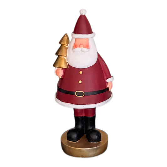 Santa Lilian in Bordeauxrot von Exner 11 x 10 x 25 cm