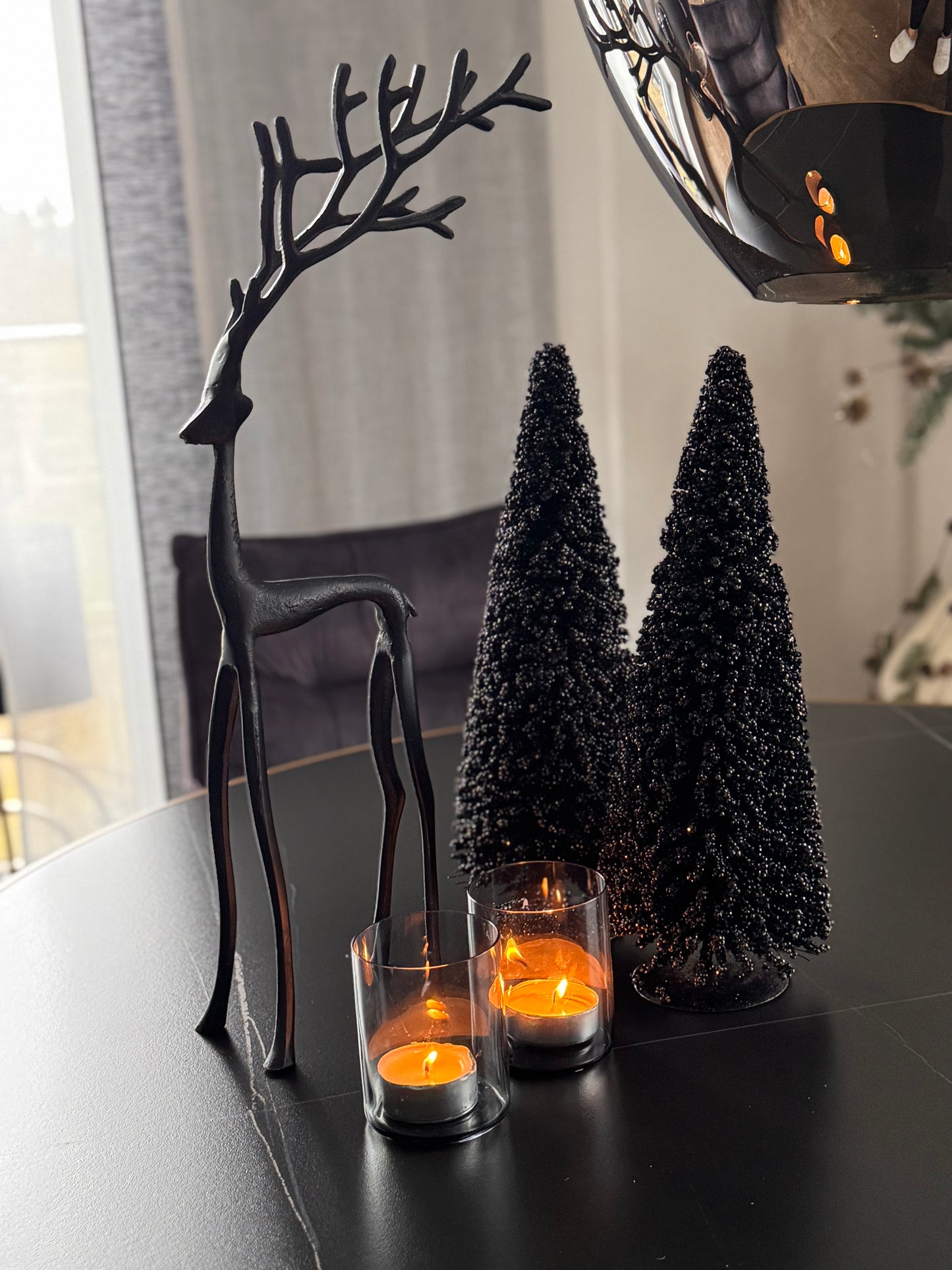 Tannenbaum Lumiére in Schwarz ca. 41 cm von Exner