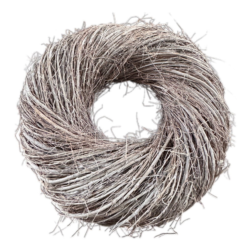 Willow Kranz in White Wash 60 x18 cm von Lauco