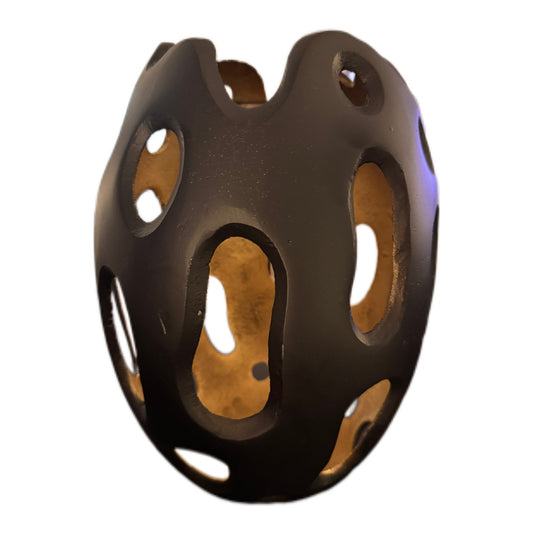 Blumenvase Cut-Out Design in Schwarz matt von Colmore 32 cm